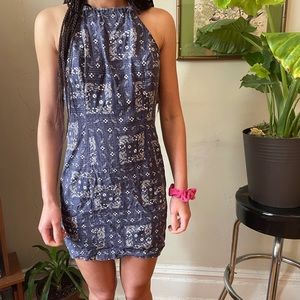 Urban outfitters paisley halter dress